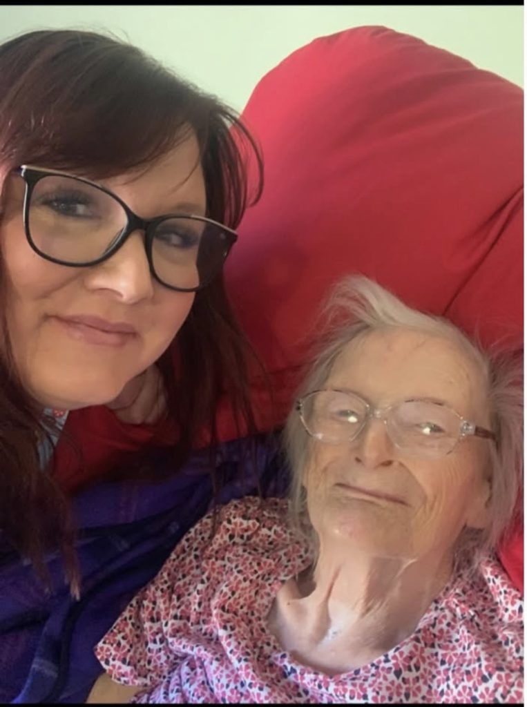 Carolyn and her grandmother