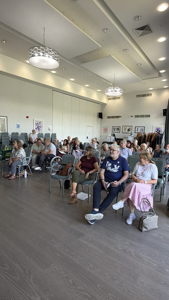 Community choir session in full swing