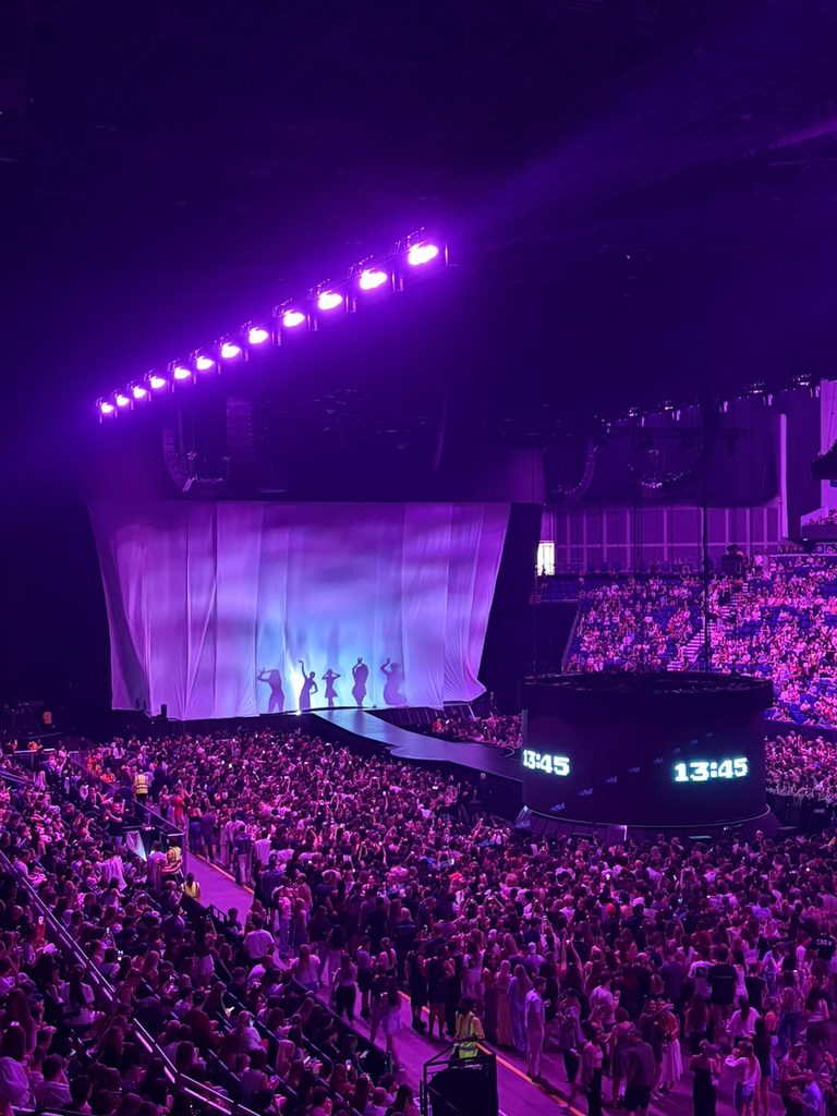 A view from their seats at the concert - 