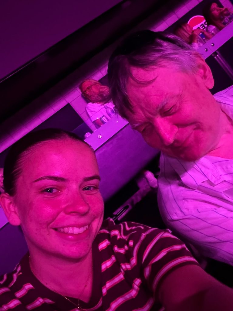 Keziah and her client at Ariana Grande concert
