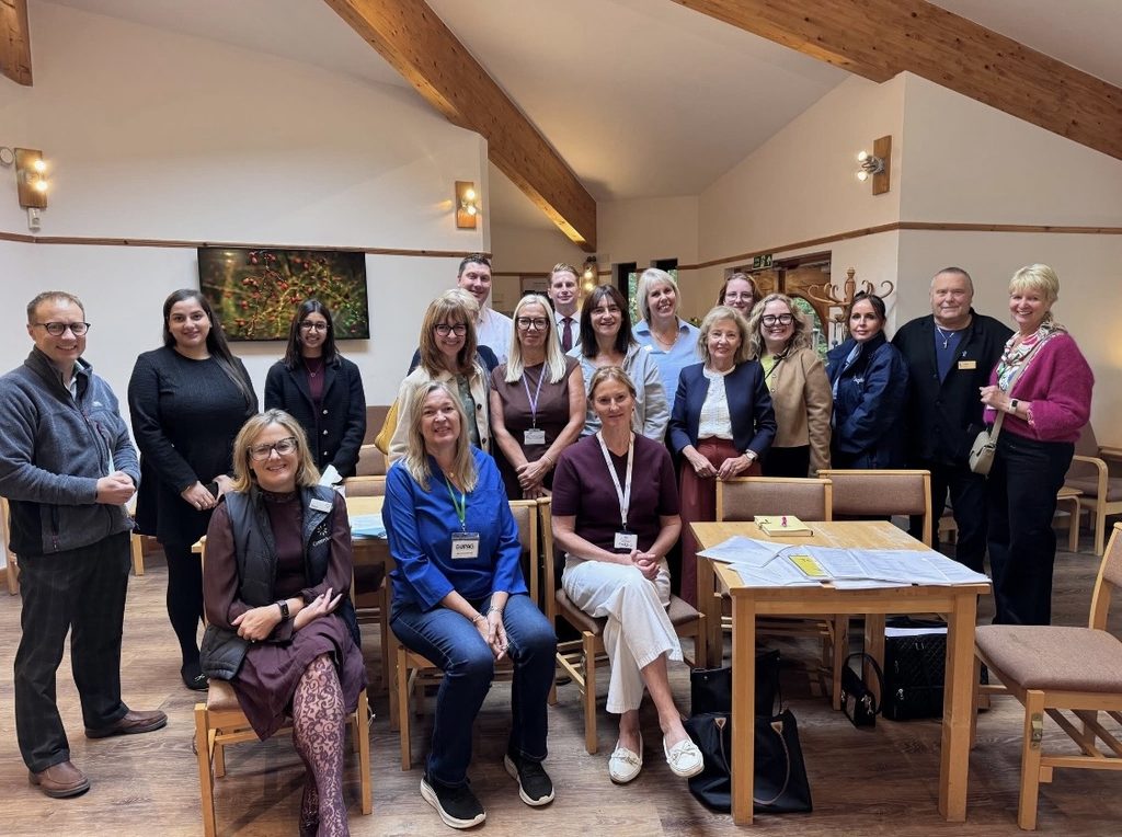Team members at the Care networking Event at GreenAcres